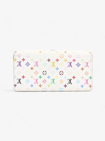 Louis Vuitton Sarah Wallet White / Multicolour Coated Canvas
