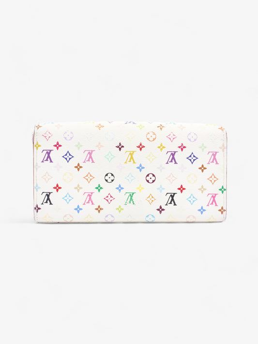 Louis Vuitton Sarah Wallet White / Multicolour Coated Canvas