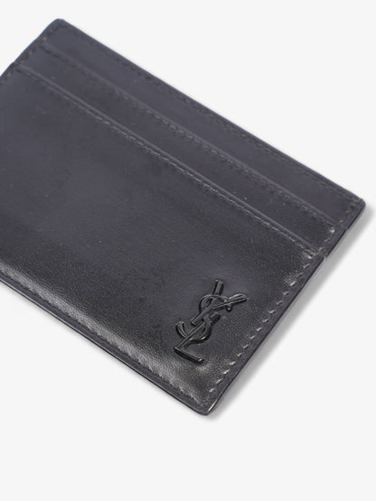 Saint Laurent Card Case Black Leather