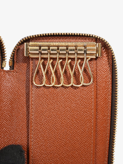 Louis Vuitton 6 Key Holder Monogram Coated Canvas