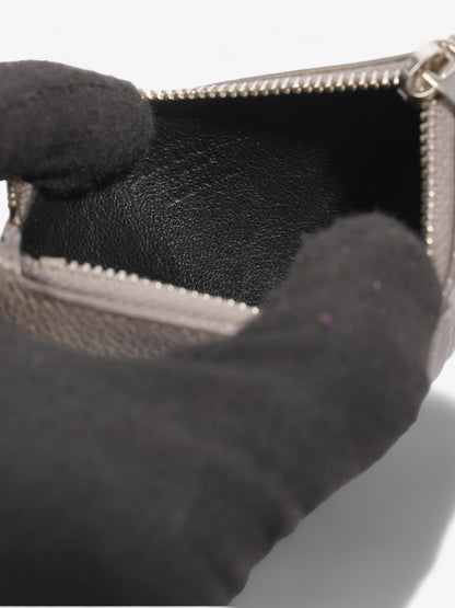 Saint Laurent Coin Purse Grey Leather