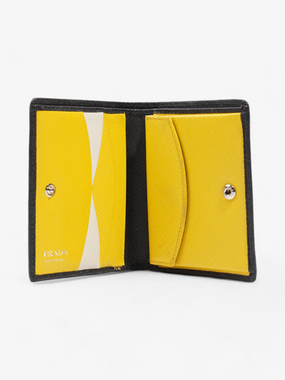 Prada Small Wallet Black Saffiano Leather