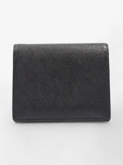 Prada Small Wallet Black Saffiano Leather