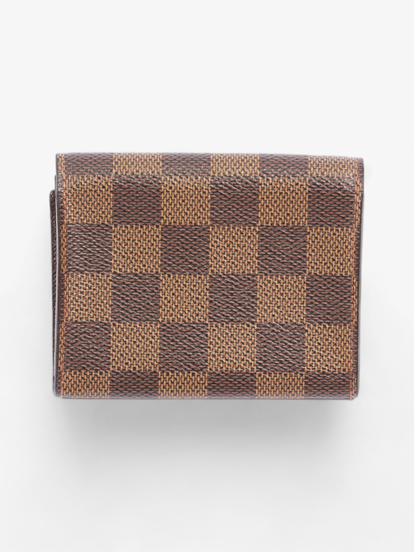 Louis Vuitton Card Case Damier Ebene Coated Canvas