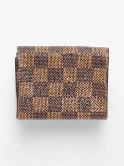 Louis Vuitton Card Case Damier Ebene Coated Canvas