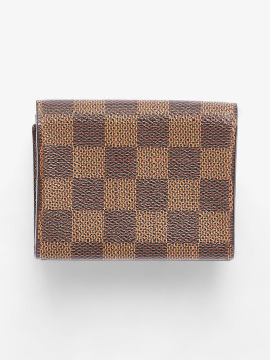 Louis Vuitton Card Case Damier Ebene Coated Canvas