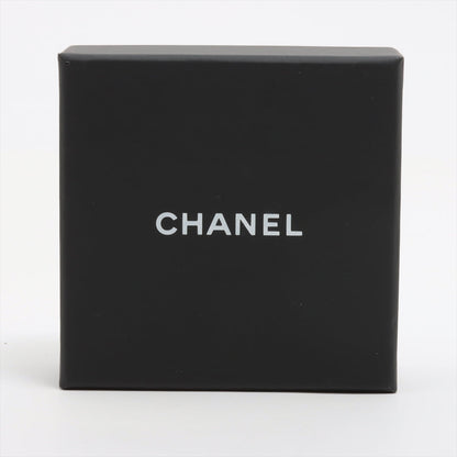 Chanel Coco Logo Rhinestone Gold Earrings Costume Jewellery