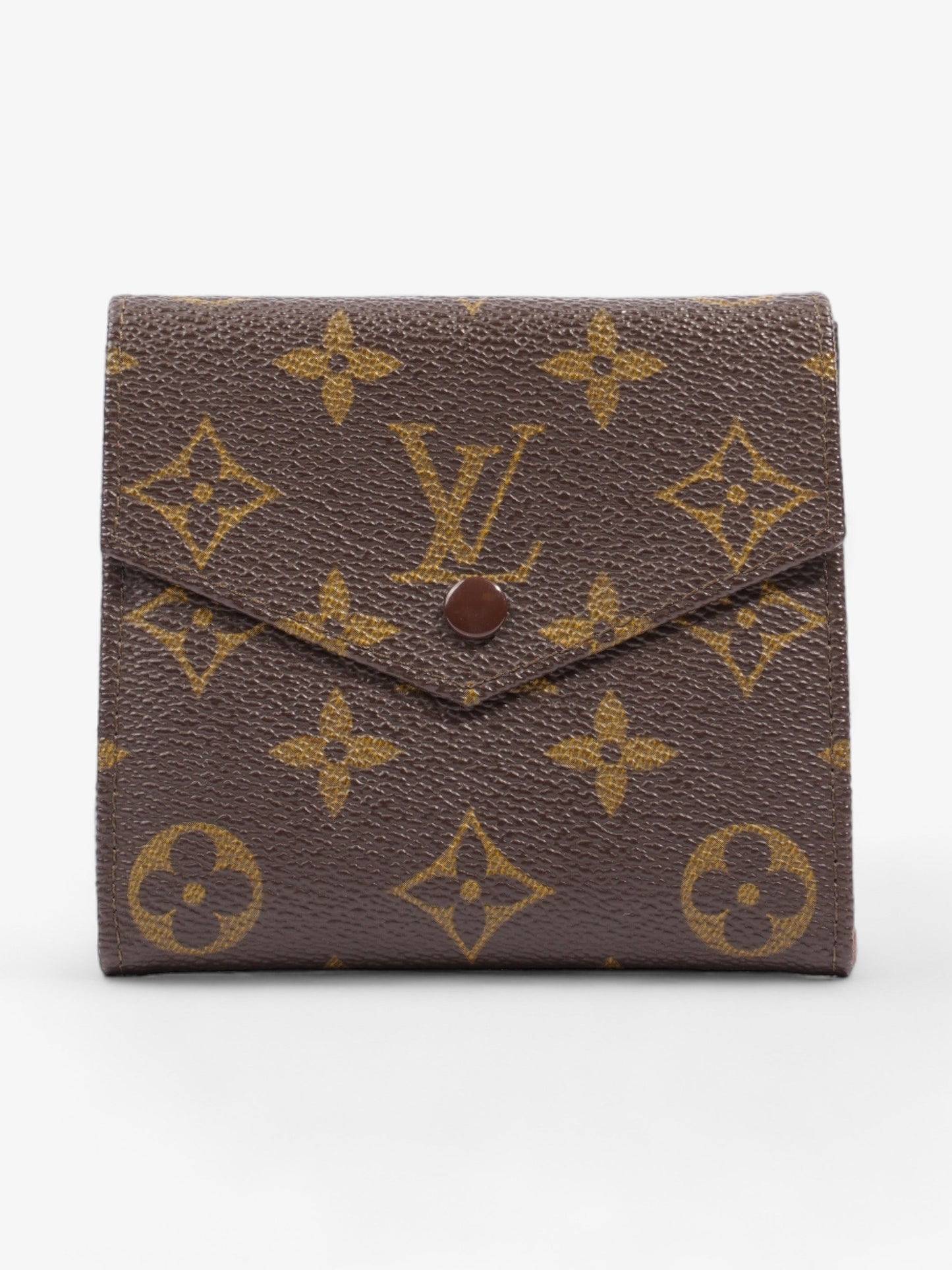 Louis Vuitton Compact Wallet Monogram Coated Canvas