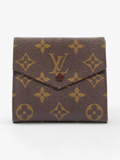 Louis Vuitton Compact Wallet Monogram Coated Canvas