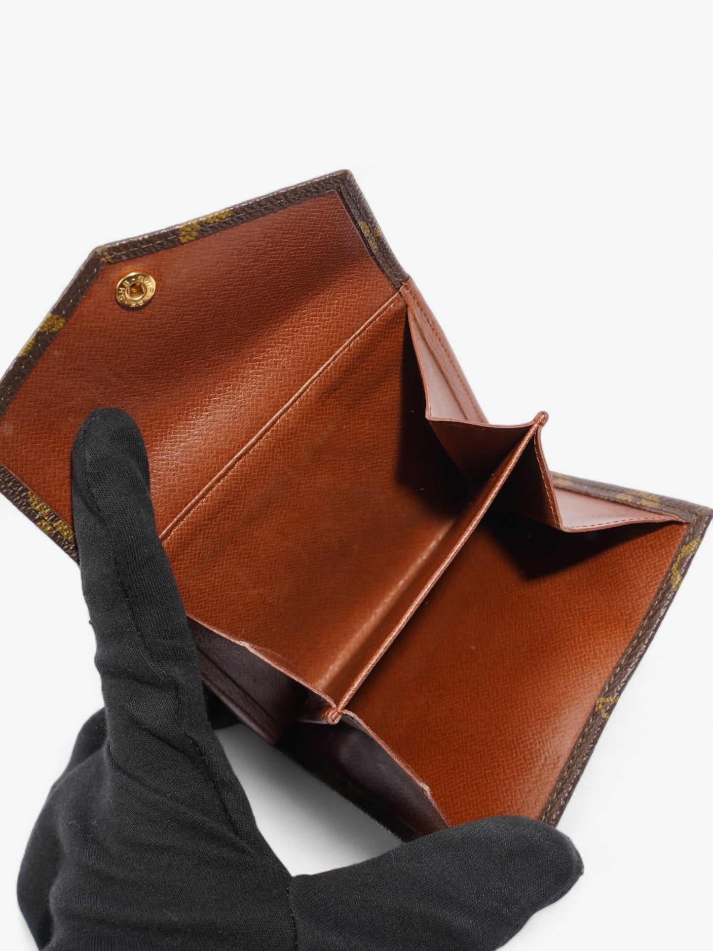 Louis Vuitton Compact Wallet Monogram Coated Canvas