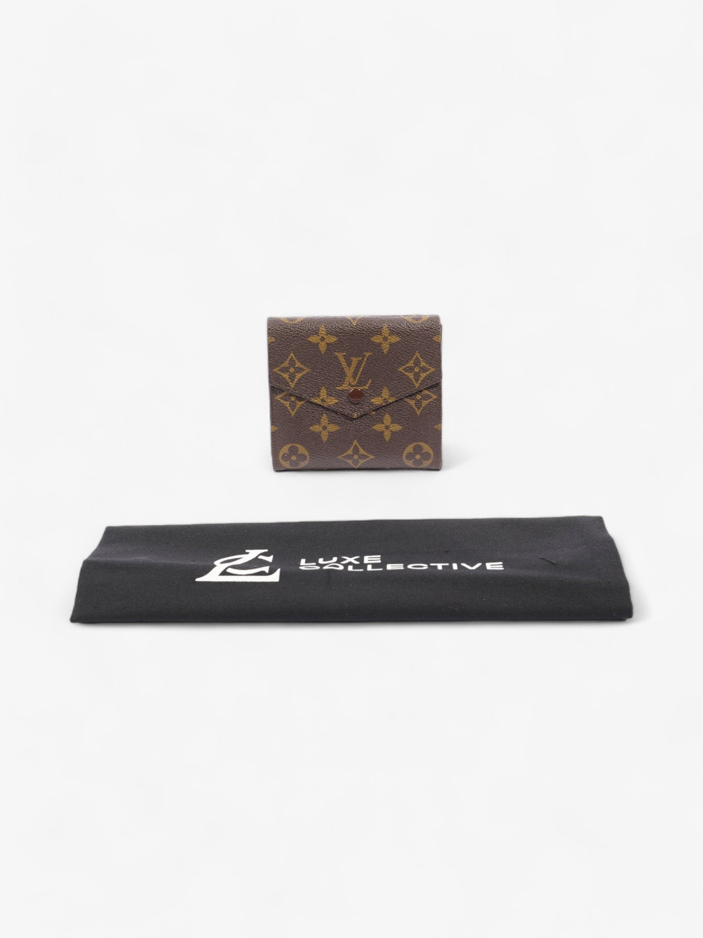 Louis Vuitton Compact Wallet Monogram Coated Canvas