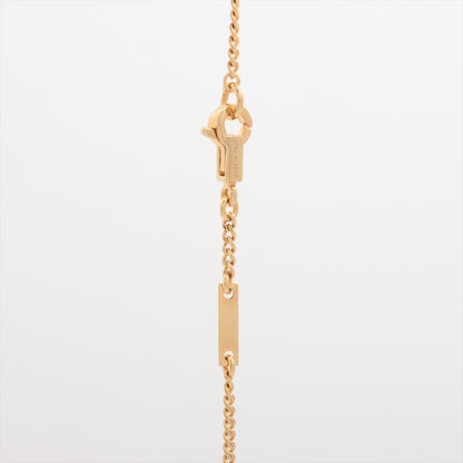 Celine Triomphe Logo Gold Rhinestone Necklace Costume Jewellery