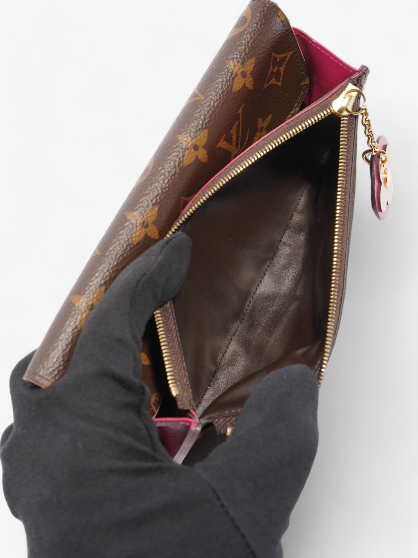 Louis Vuitton Emilie Wallet Monogram Coated Canvas