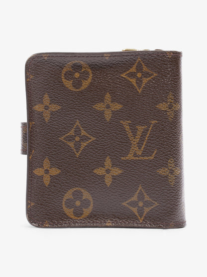 Louis Vuitton Compact Wallet Monogram Coated Canvas