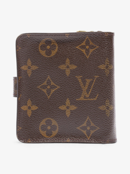 Louis Vuitton Compact Wallet Monogram Coated Canvas