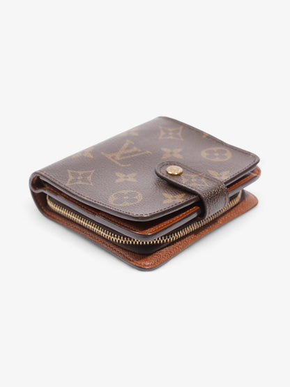 Louis Vuitton Compact Wallet Monogram Coated Canvas