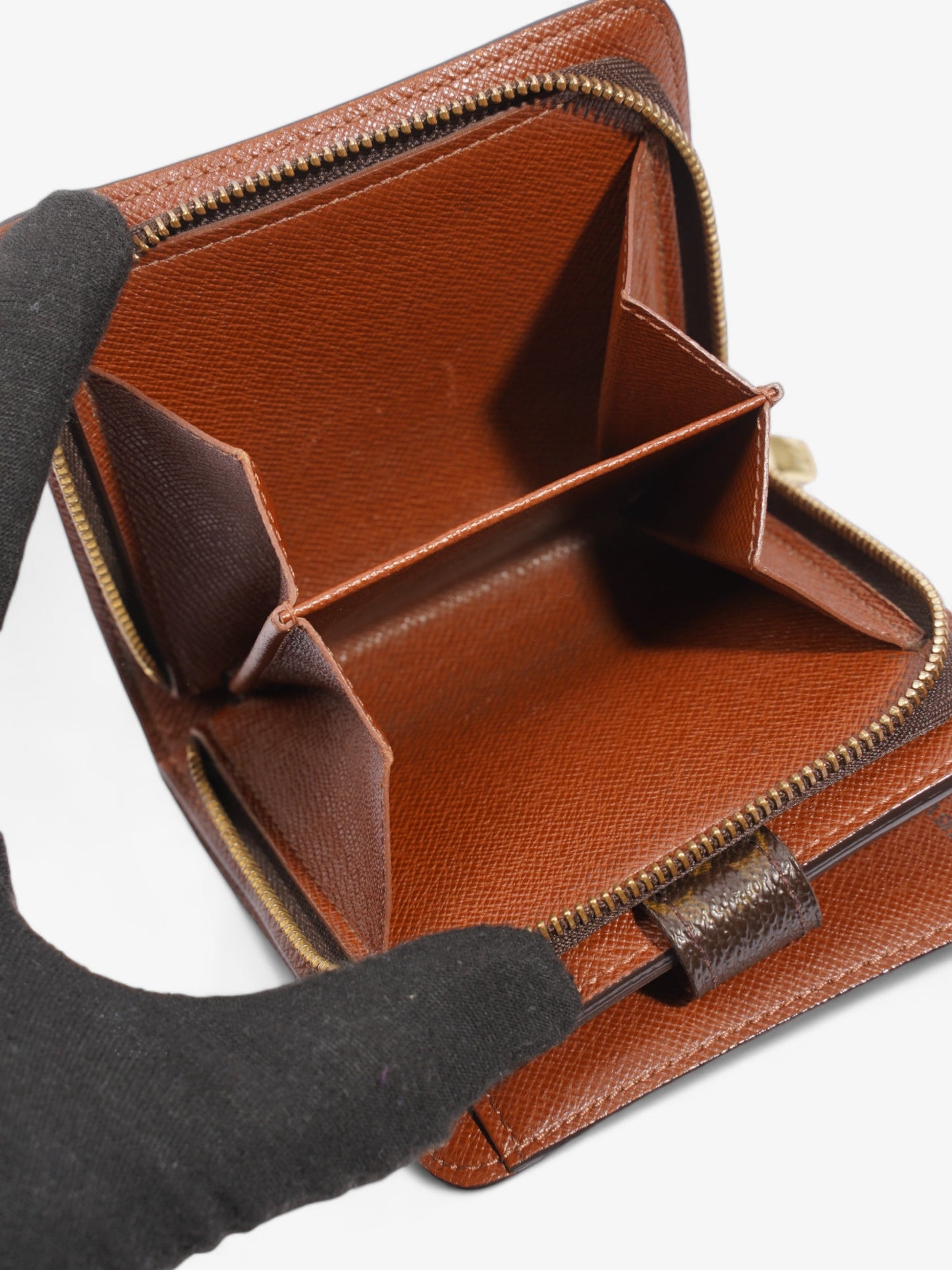 Louis Vuitton Compact Wallet Monogram Coated Canvas