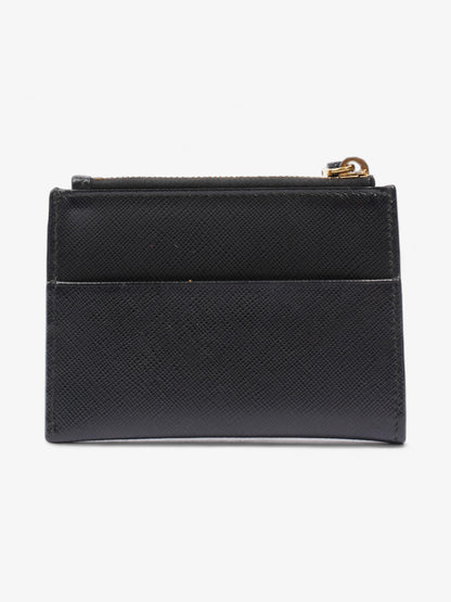 Prada Triangle Wallet Black Saffiano Leather