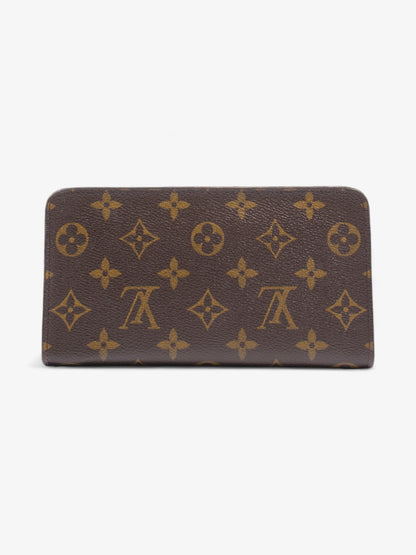 Louis Vuitton Zip Round Wallet Monogram Coated Canvas