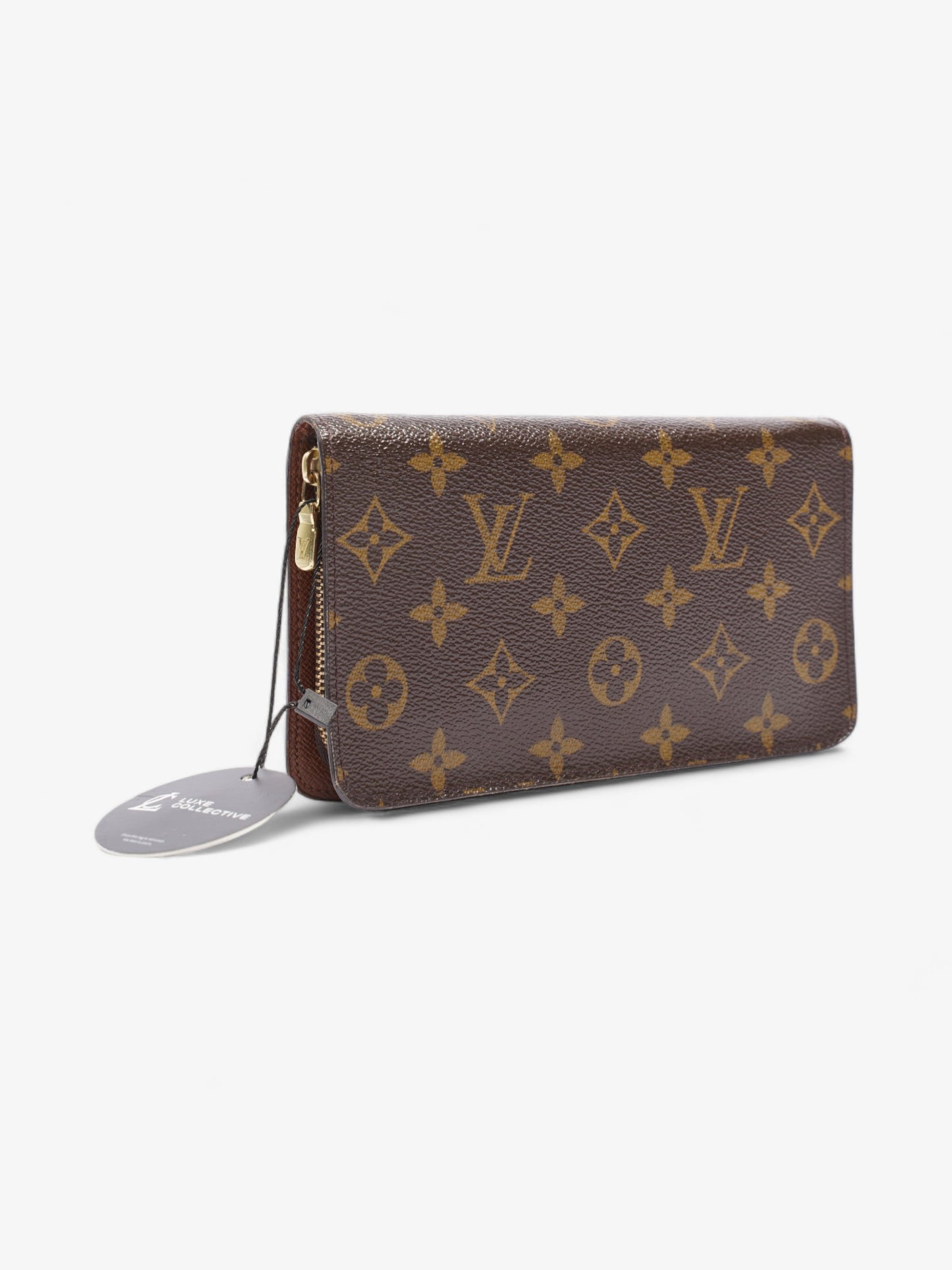 Louis Vuitton Zip Round Wallet Monogram Coated Canvas