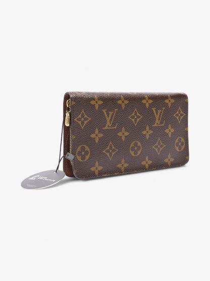 Louis Vuitton Zip Round Wallet Monogram Coated Canvas