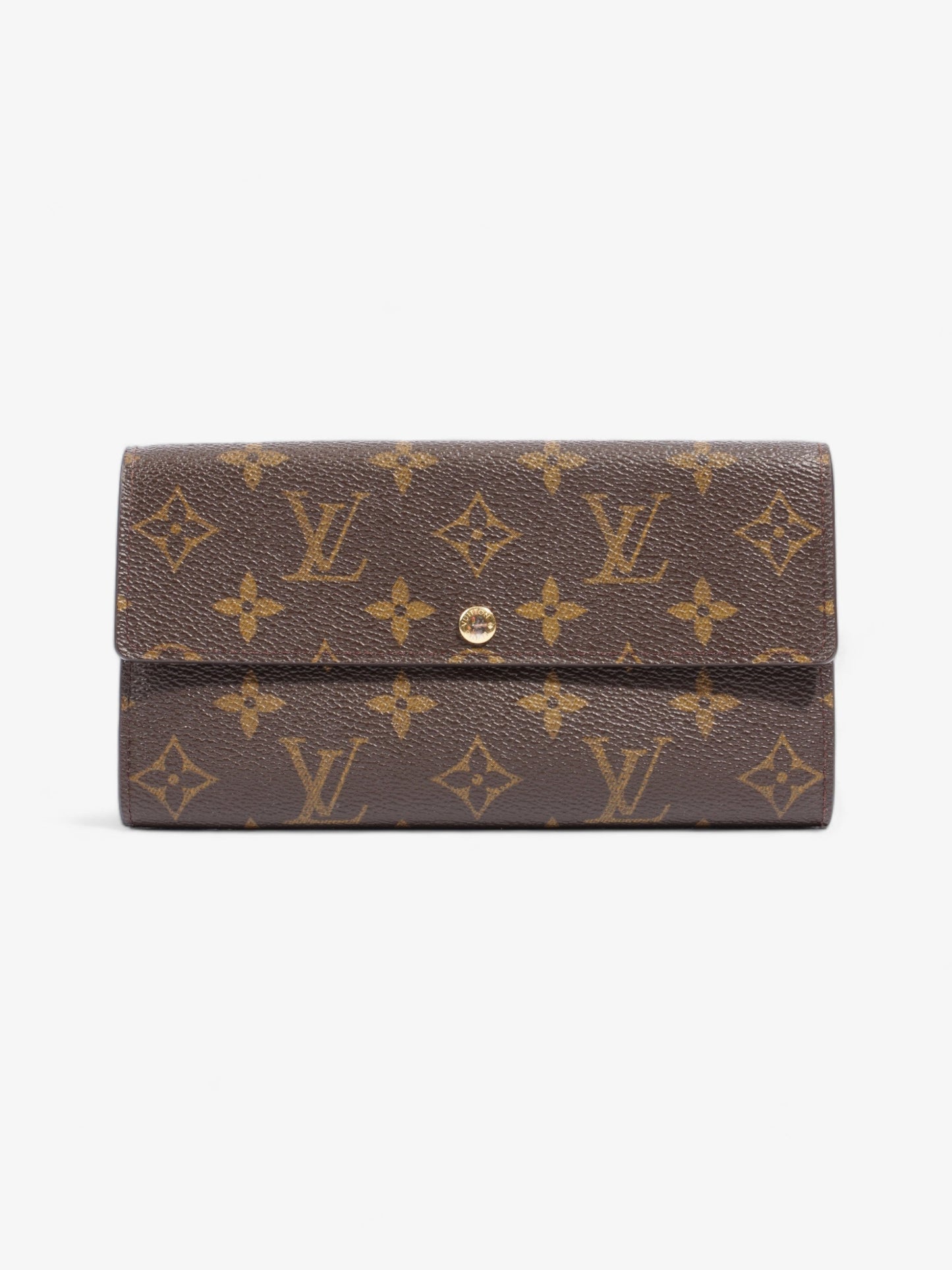 Louis Vuitton Louis Vuitton Monogram Portefeuille Sarah M61734 SP1110 Wallet Monogram Coated Canvas