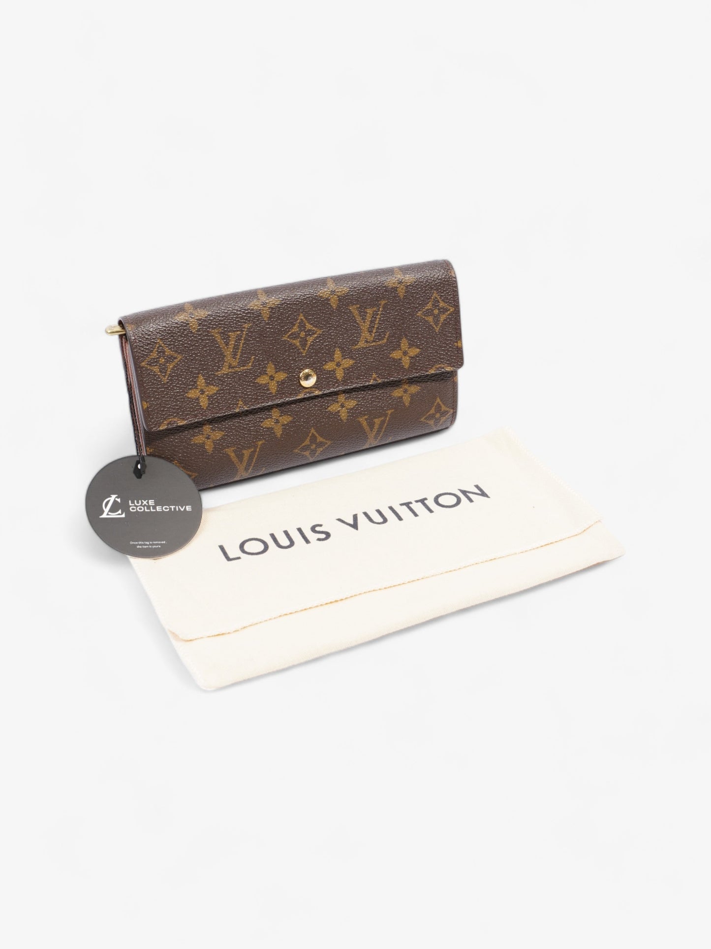 Louis Vuitton Louis Vuitton Monogram Portefeuille Sarah M61734 SP1110 Wallet Monogram Coated Canvas