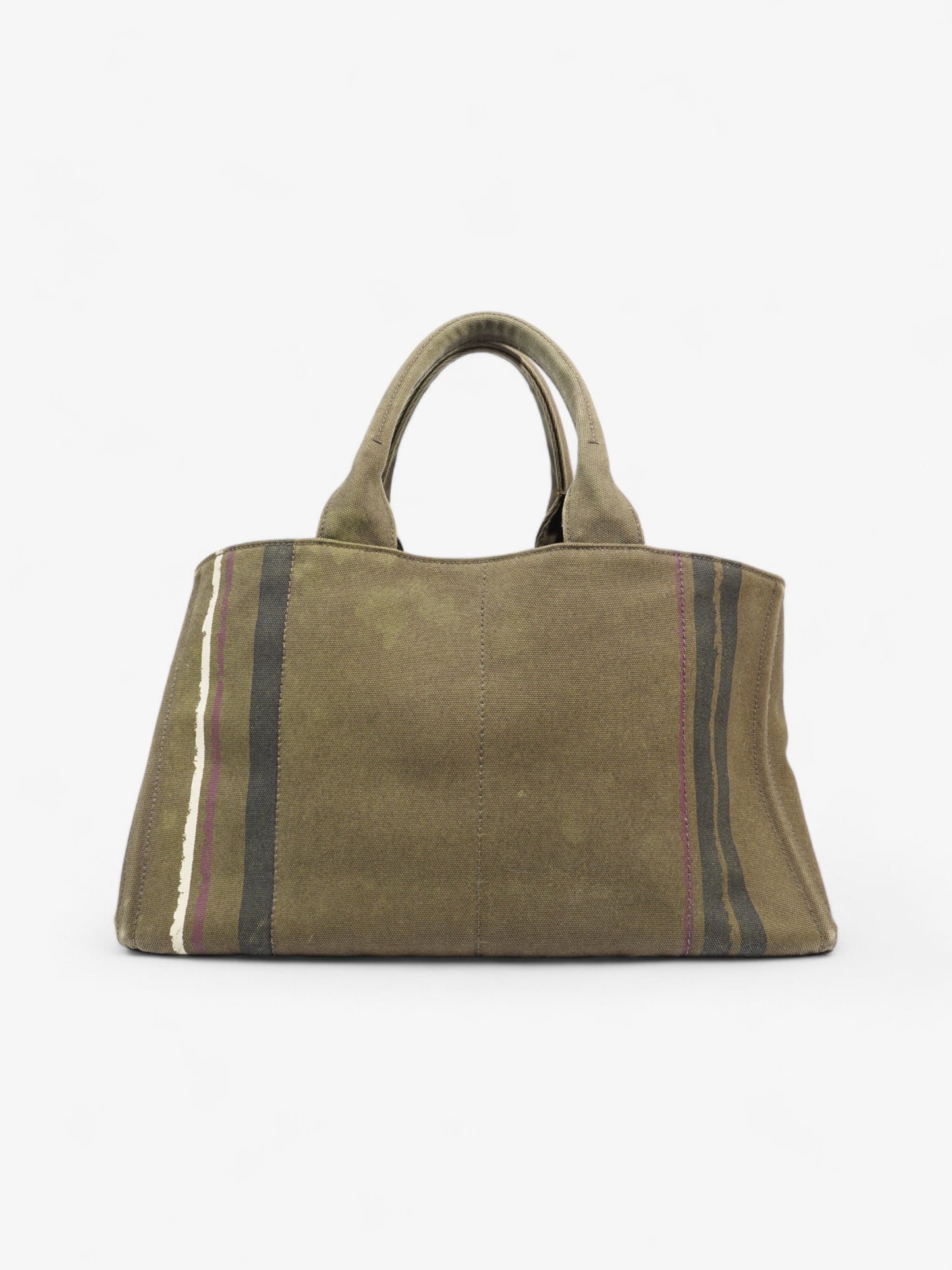 Prada Canapa Green Canvas