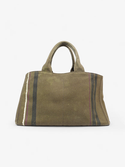 Prada Canapa Green Canvas