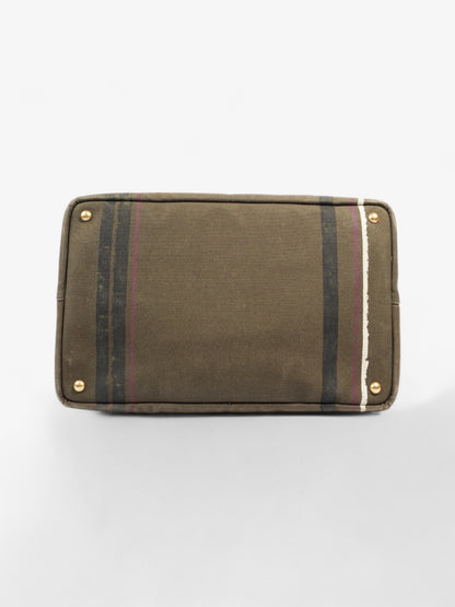 Prada Canapa Green Canvas
