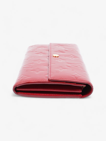Louis Vuitton Sarah Wallet Red Vernis Leather