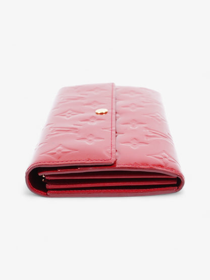 Louis Vuitton Sarah Wallet Red Vernis Leather