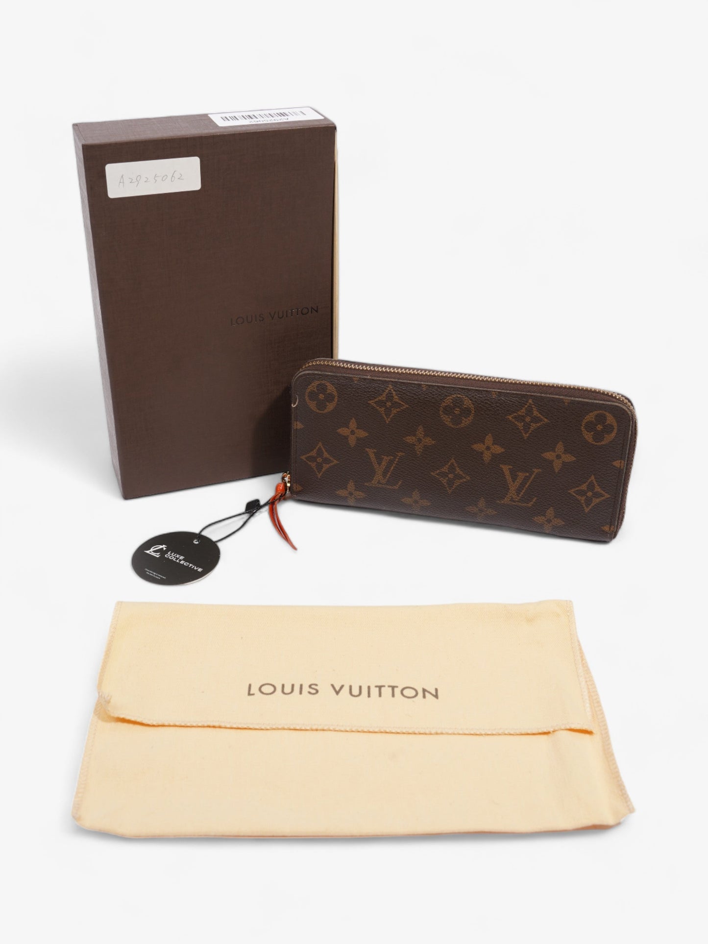 Louis Vuitton Clemence Wallet Monogram Coated Canvas