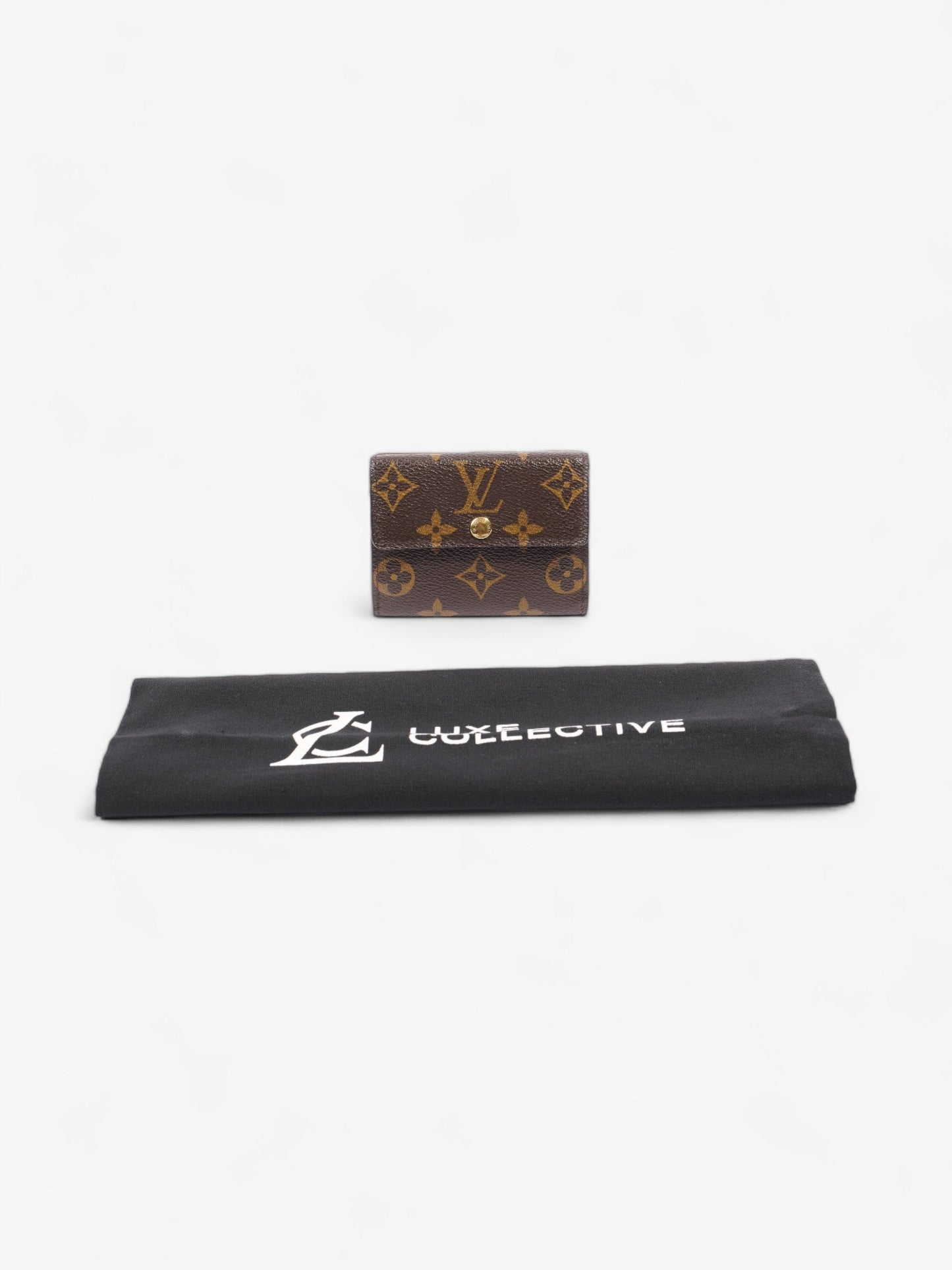 Louis Vuitton Élise Compact Wallet Monogram Coated Canvas