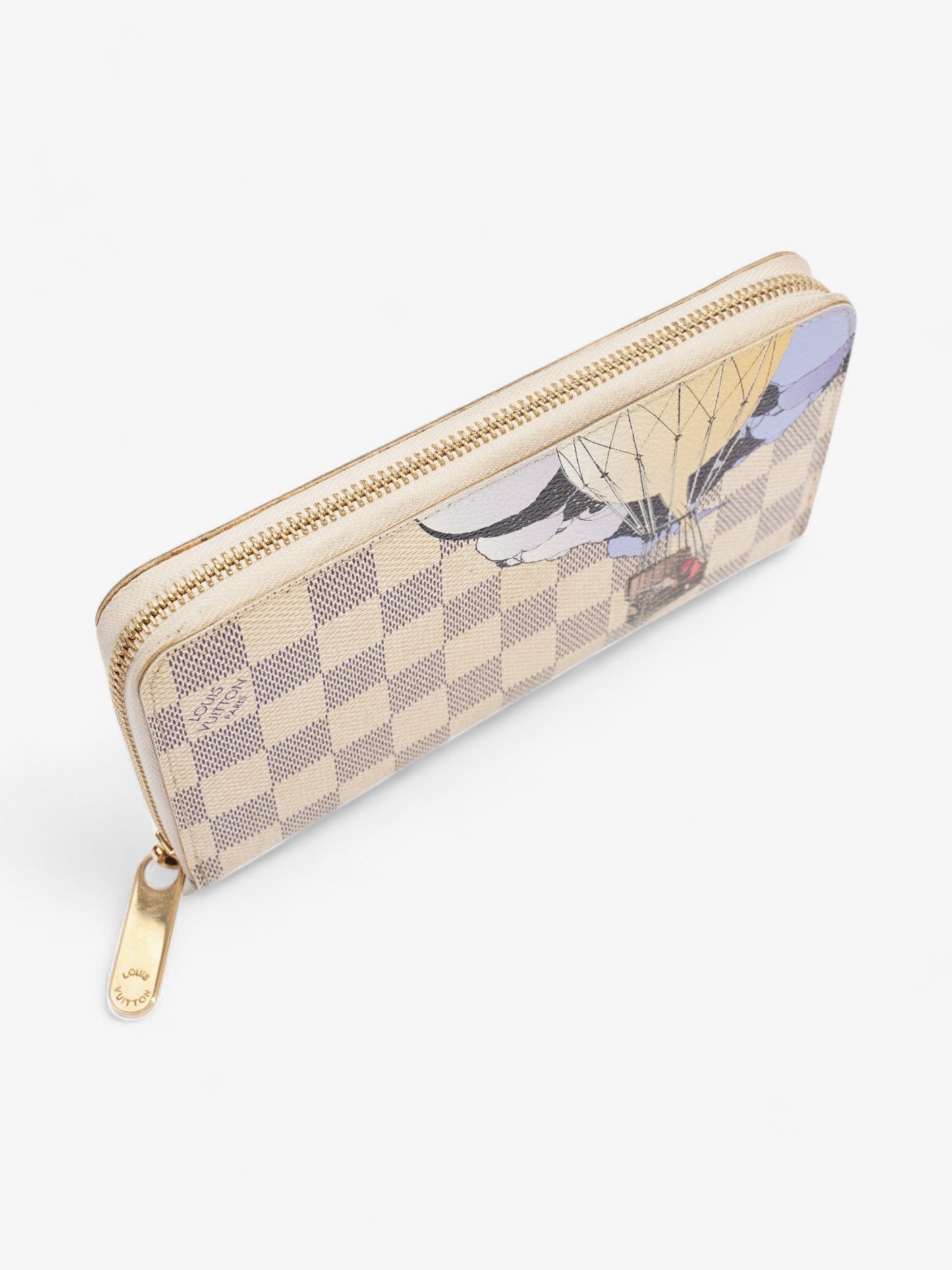 Louis Vuitton Ilustre Zippy Wallet Damier Azur Coated Canvas
