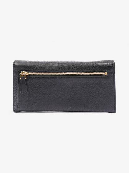 Prada Long Wallet Black Saffiano Leather