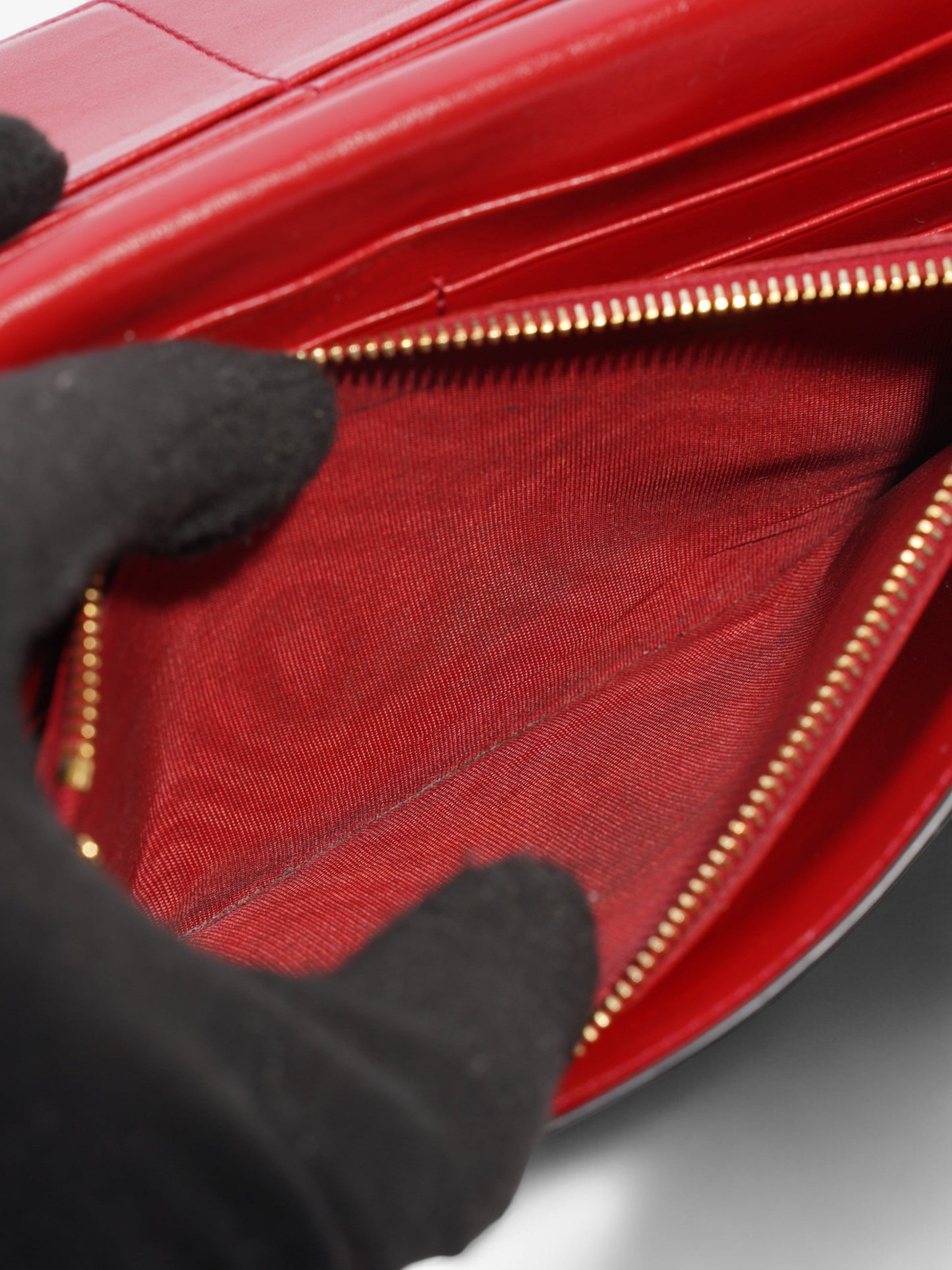 Prada Long Wallet Black Saffiano Leather