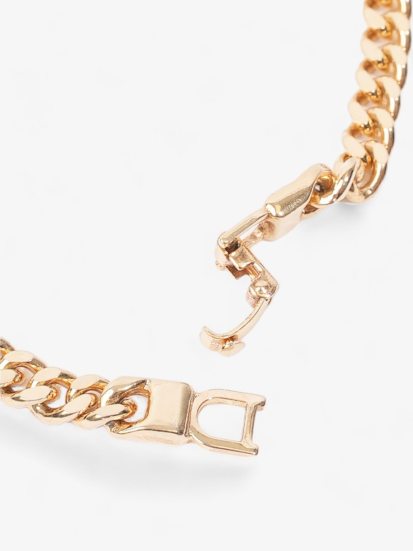Christian Dior CD Logo Bracelet Gold Base Metal