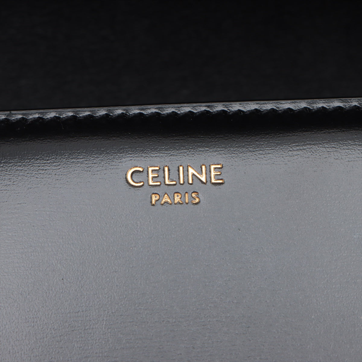 Celine Triomphe Teen Black Crossbody Bag