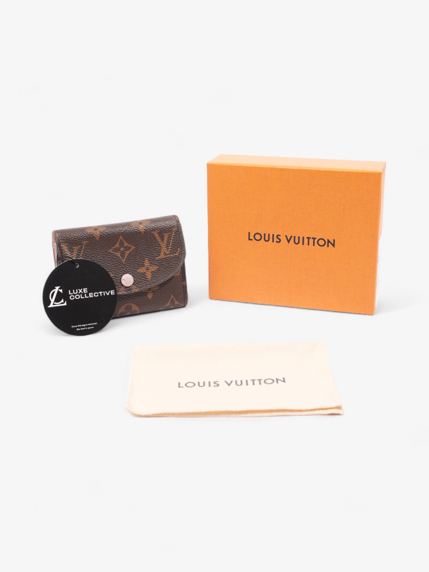 Louis Vuitton Porte Monnaie Zip Monogram Coated Canvas