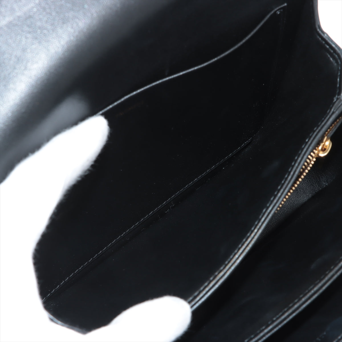 Celine Triomphe Classique Crossbody Bag medium Black