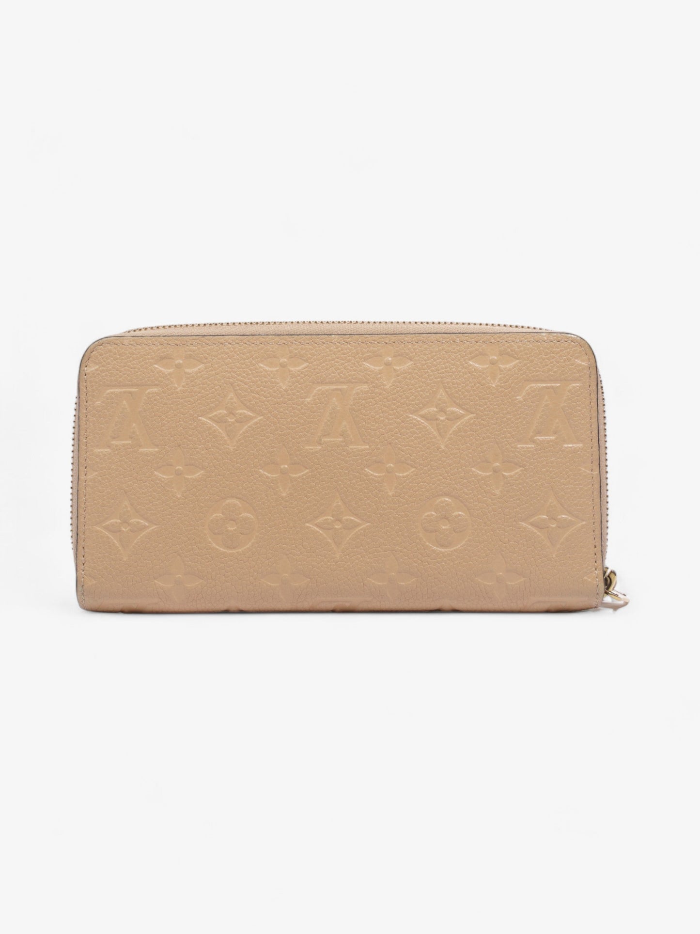 Louis Vuitton Zippy Wallet Beige Empreinte Leather