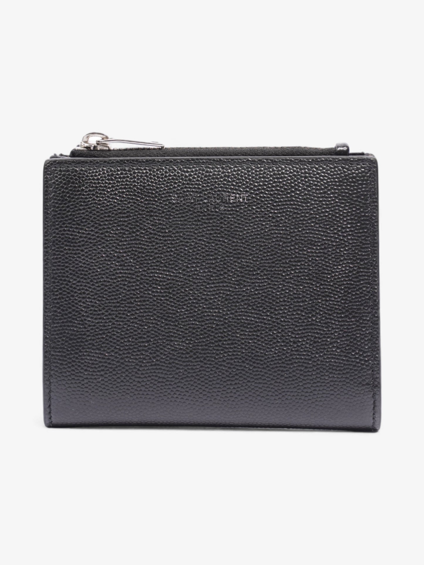 Saint Laurent Compact Wallet Black Leather
