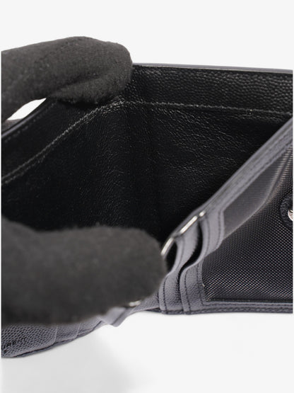 Saint Laurent Compact Wallet Black Leather