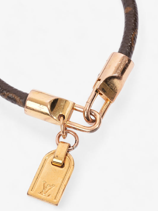 Louis Vuitton Nanogram Bracelet Monogram / Gold Coated Canvas