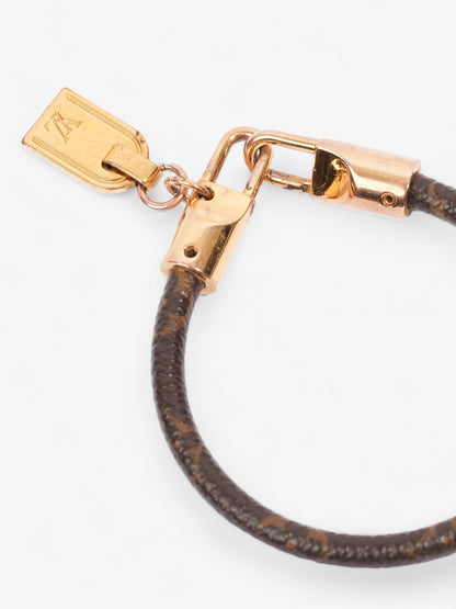 Louis Vuitton Nanogram Bracelet Monogram / Gold Coated Canvas