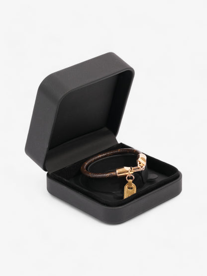 Louis Vuitton Nanogram Bracelet Monogram / Gold Coated Canvas