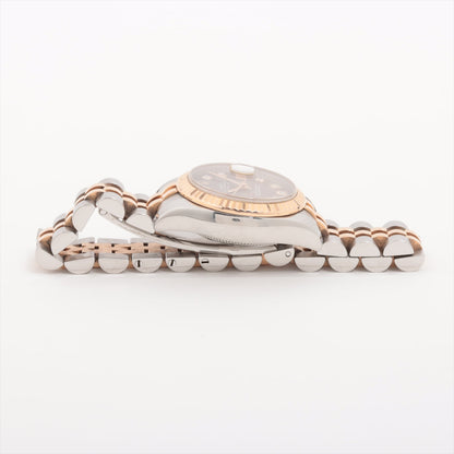 Rolex Datejust 26mm Two Tone Pink Face Mother of Pearl MOP Watch 179171