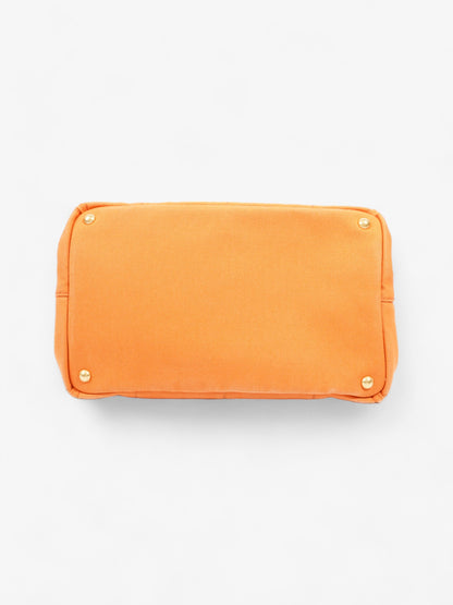 Prada Canapa Tote Orange Canvas Medium