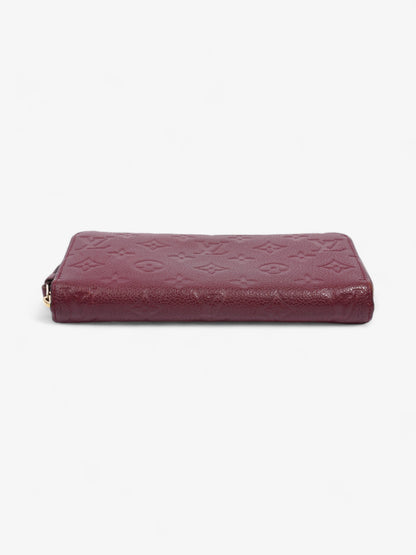 Louis Vuitton Zippy Wallet Maroon  Empreinte Leather